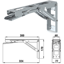 Кронштейн столешницы (тип 2) (050305T)